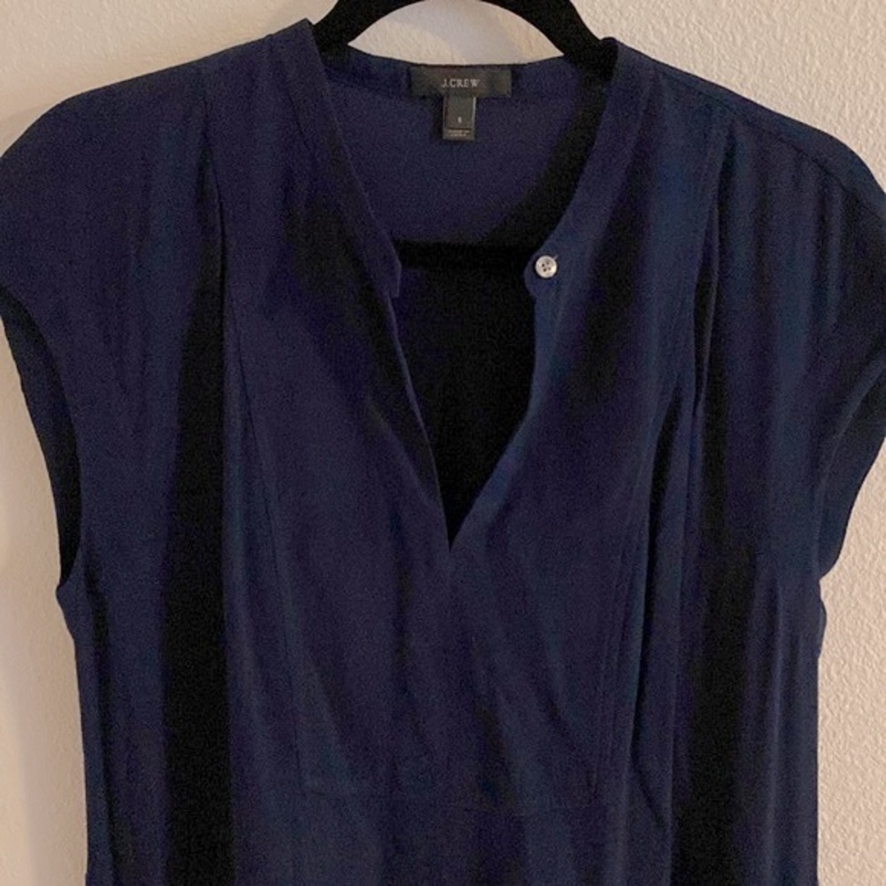 J. Crew Navy Dress — Size Sm